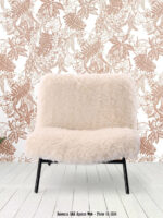 Fauteuil Domme Fausse Fourrure Blanc Athezza