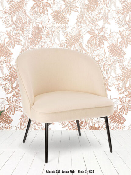 Fauteuil Luca Crème Athezza