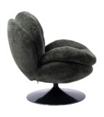 Fauteuil Memento Kaki pied noir – Image 2