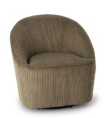 Fauteuil Pivotant Viby Kaki – Image 2