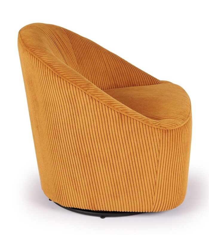 Fauteuil Pivotant Viby Ocre – Image 4