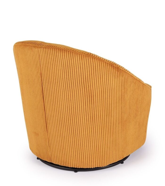 Fauteuil Pivotant Viby Ocre – Image 5