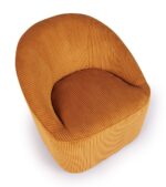 Fauteuil Pivotant Viby Ocre – Image 6
