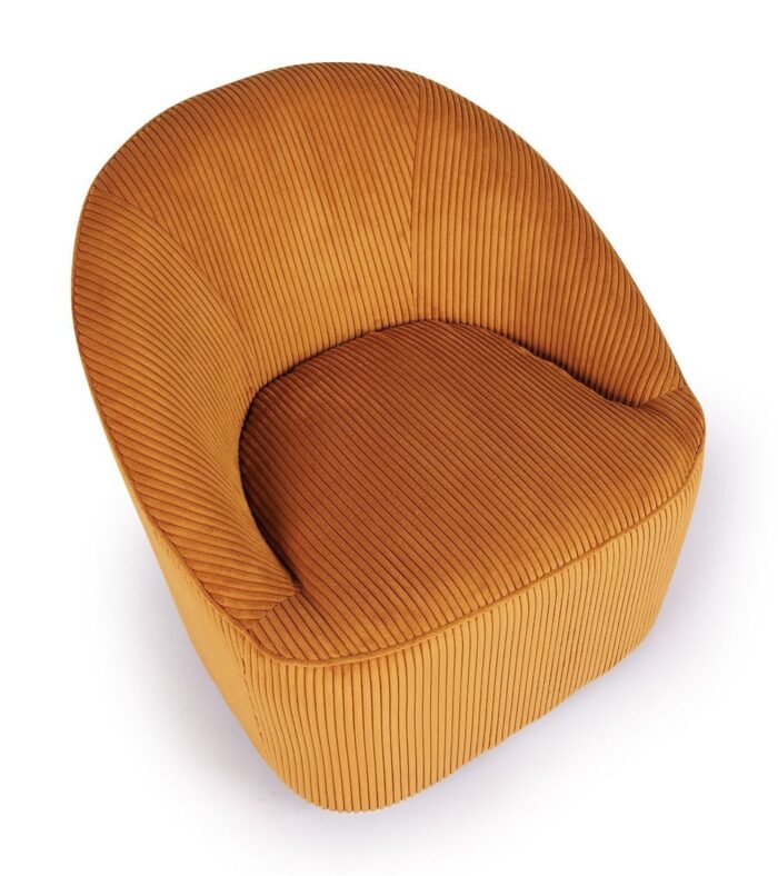 Fauteuil Pivotant Viby Ocre – Image 6