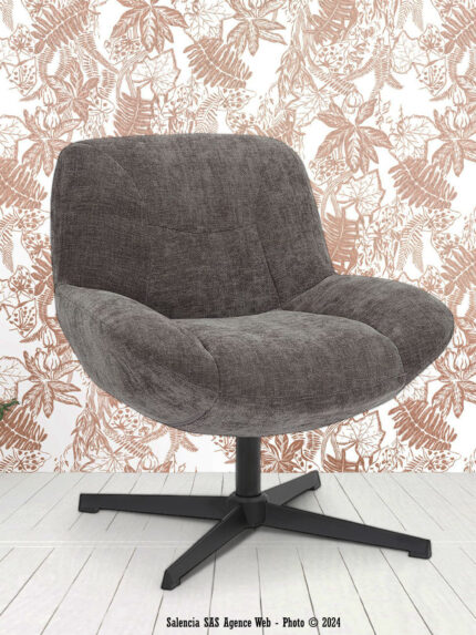 Fauteuil Smile Gris Athezza