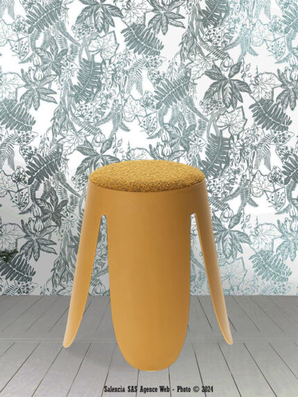 Pouf Gardenia Moutarde Athezza