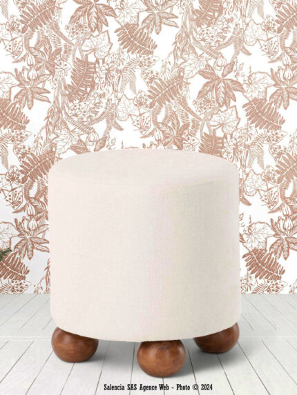 Tabouret Dakota Blanc Athezza