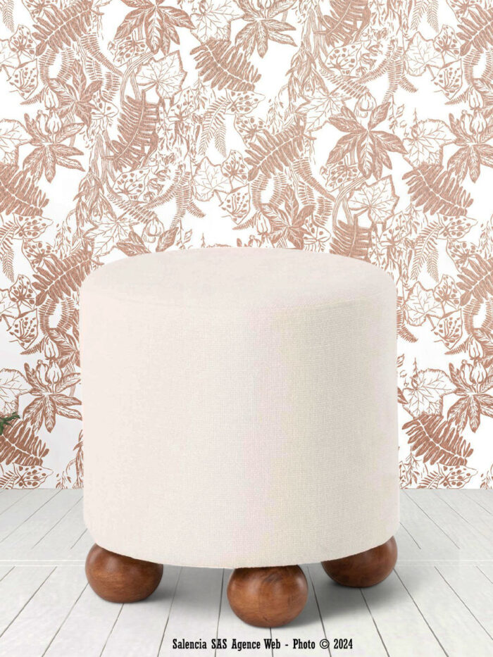 Tabouret Dakota Blanc Athezza