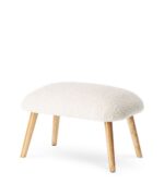 Tabouret Névez blanc bouclette – Image 4
