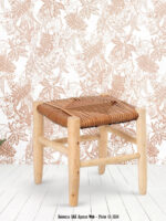 Tabouret Rhombus cuir Athezza