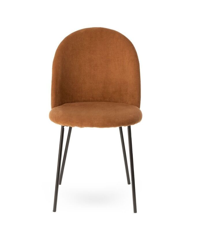 Chaise Abba velours orange Fox – Image 5