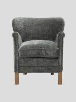 Fauteuil Turner velours émeraude – Image 6