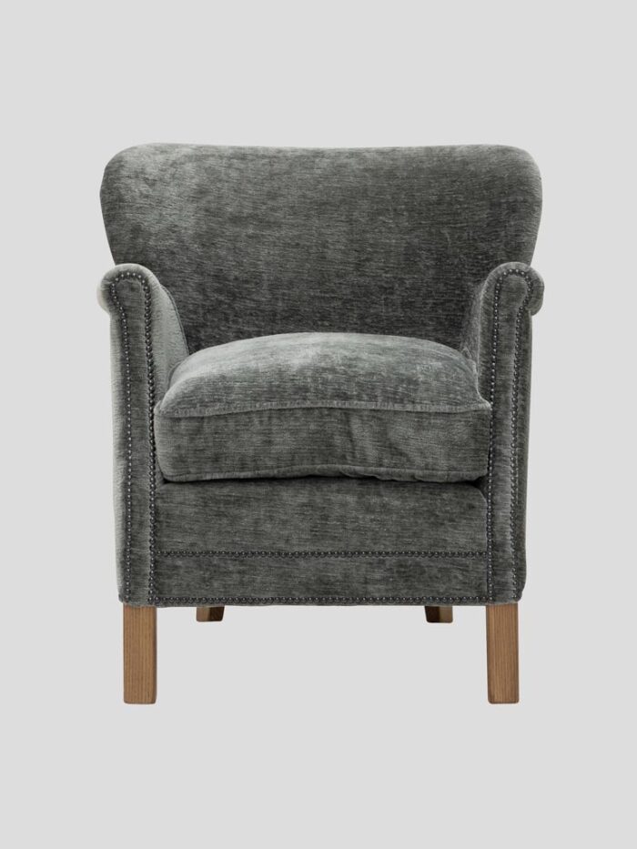 Fauteuil Turner velours émeraude – Image 6