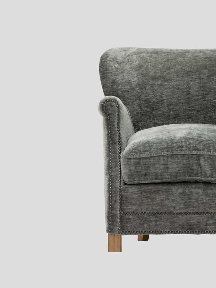 Fauteuil Turner velours émeraude – Image 5