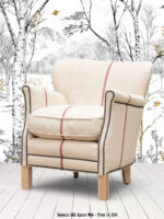 Fauteuil Turner sac à farine Chehoma