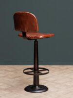 Chaise de bar cuir et métal Cleveland – Image 4