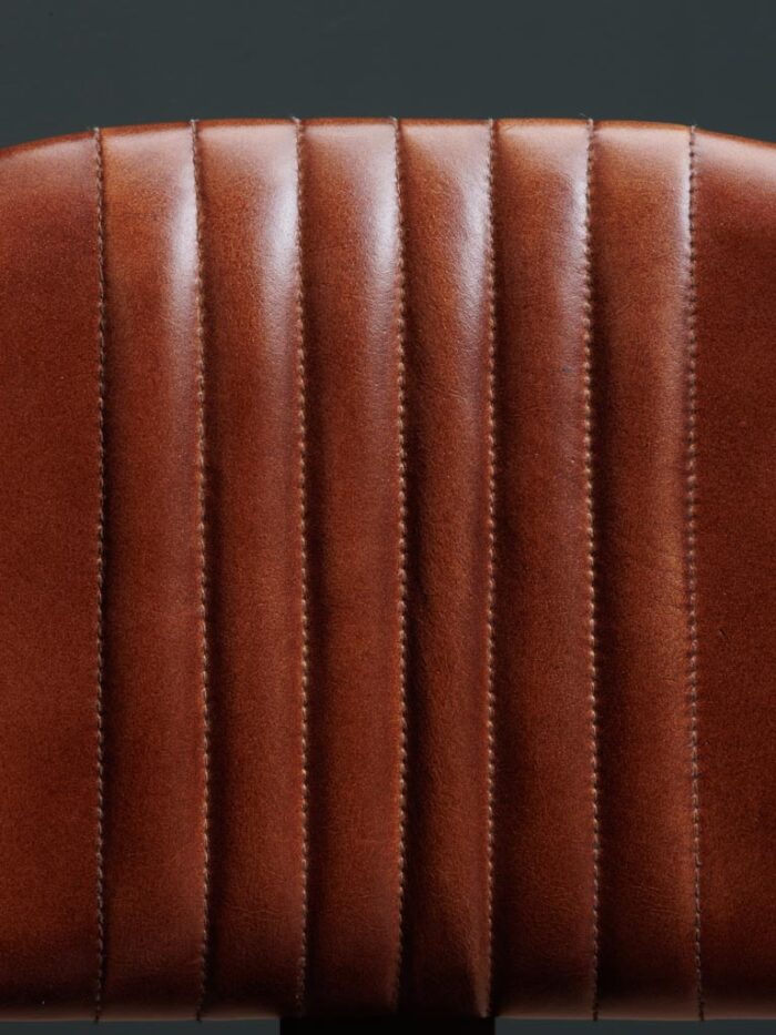 Chaise de bar cuir et métal Cleveland – Image 5