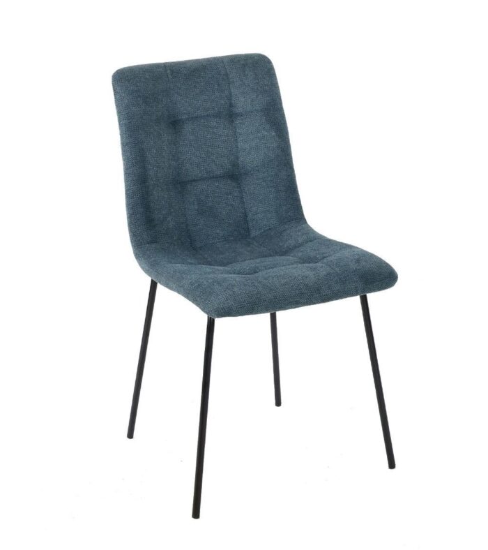 Chaise Liona Bleu Canard – Image 2