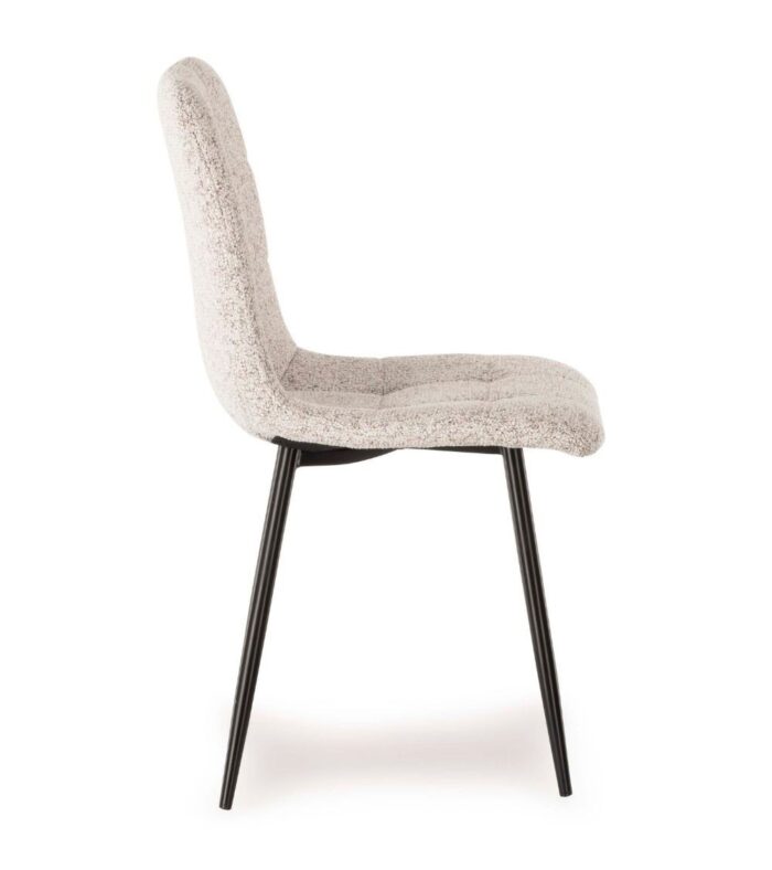 Chaise Manta Chiné Beige et Noir – Image 4
