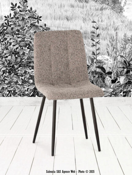 Chaise Manta Chiné Gris Athezza