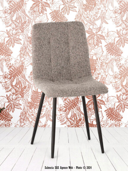 Chaise Manta Chiné Gris Athezza