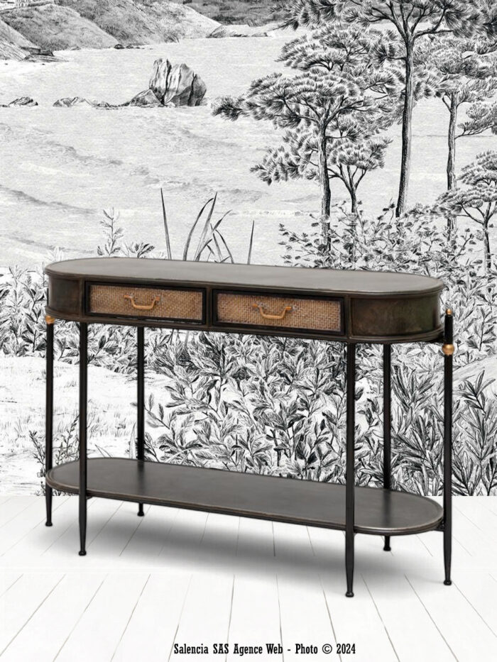 Console 2 tiroirs Neva Chehoma
