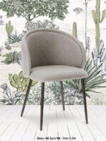 Fauteuil de Table Bari Gris Athezza
