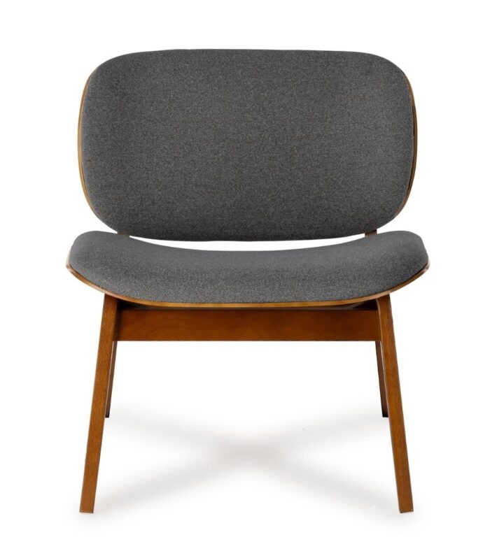 Fauteuil Kuji Anthracite Structure Bois – Image 3