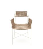 Fauteuil Moda Beige Blanc – Image 2