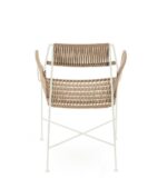 Fauteuil Moda Beige Blanc – Image 4