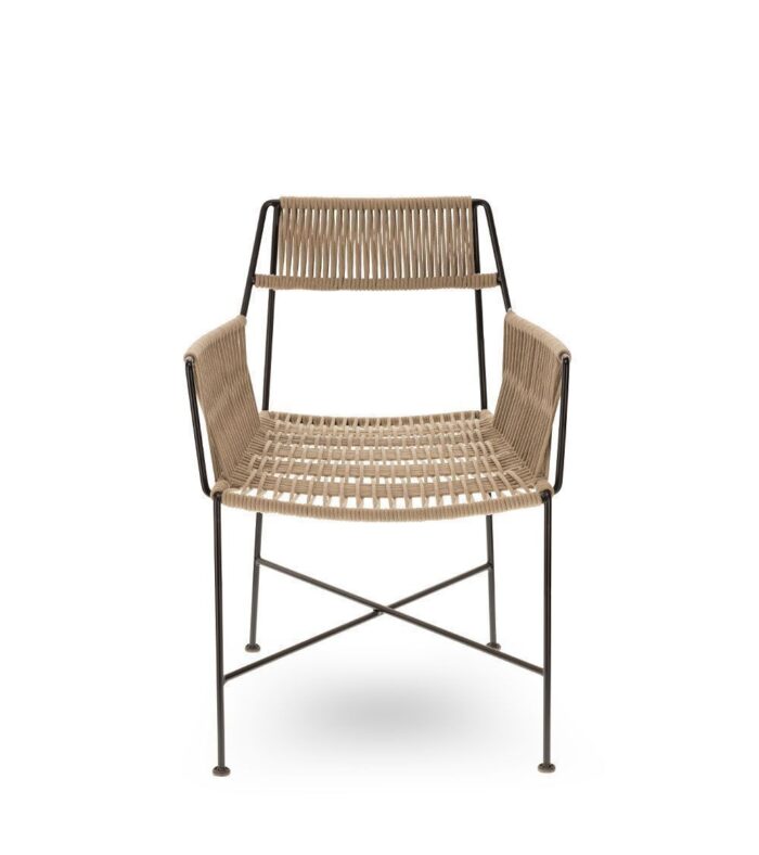 Fauteuil Moda Beige Noir – Image 3