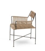 Fauteuil Moda Beige Noir – Image 4