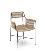 Fauteuil Moda Beige Noir – Image 2