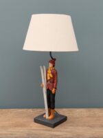 Lampe à poser vintage skieur – Image 3