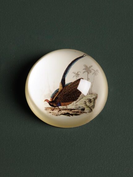 Presse-papier oiseau Paon Chehoma