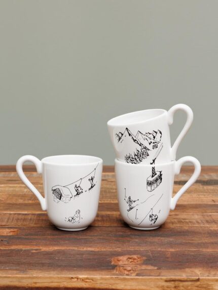 Set 3 mugs BD Ski trip Chehoma