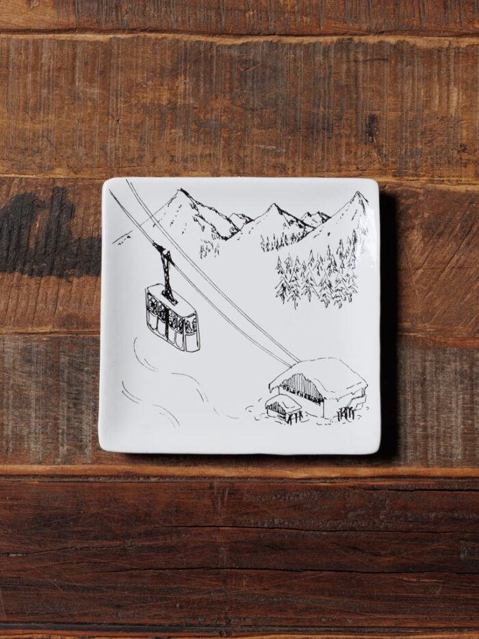 Set 3 plats carrés BD Ski trip – Image 4