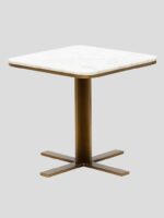 Table d'appoint Bund marbre et laiton – Image 2