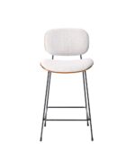 Tabouret de Bar Erbrée Gris Chiné – Image 3