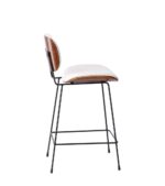 Tabouret de Bar Erbrée Gris Chiné – Image 4