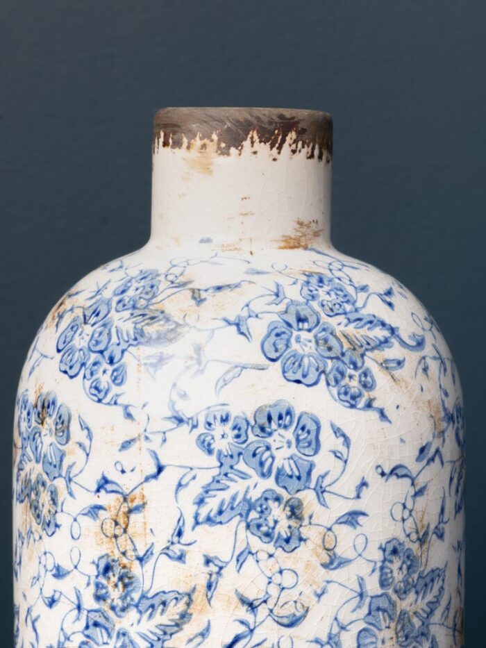 Vase bouteille fleuri Bucolique Ref1 – Image 2