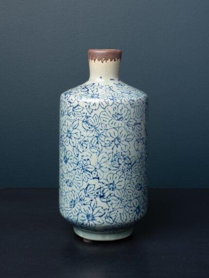 Vase bouteille fleuri Bucolique Ref2 Chehoma