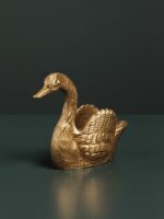 Vide poche cygne doré Chehoma