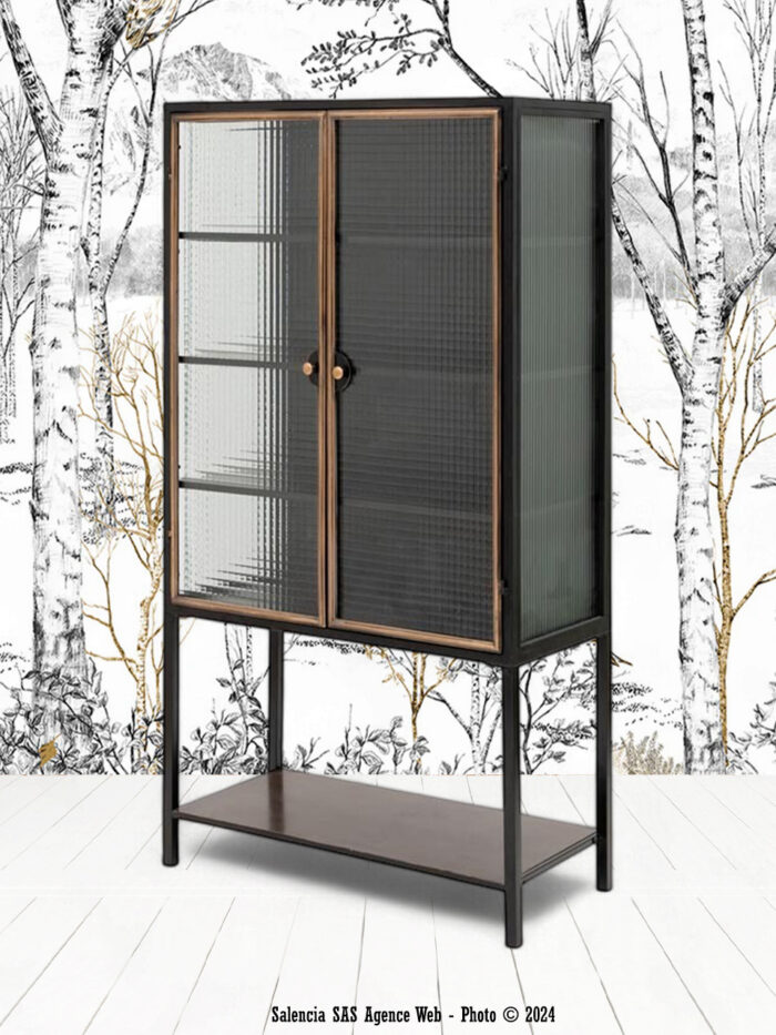 Vitrine 3 étagères Mirage Chehoma