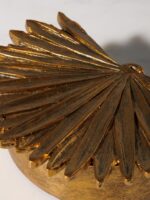 Boîte dorée feuille tropicale – Image 3