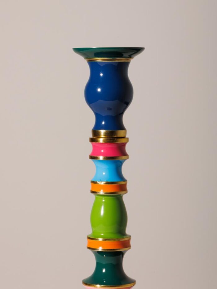 Bougeoir anneaux multicolores Funkie – Image 2