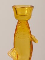 Bougeoir poisson jaune et orange – Image 3