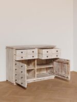 Commode White 2 tiroirs 2 portes – Image 3