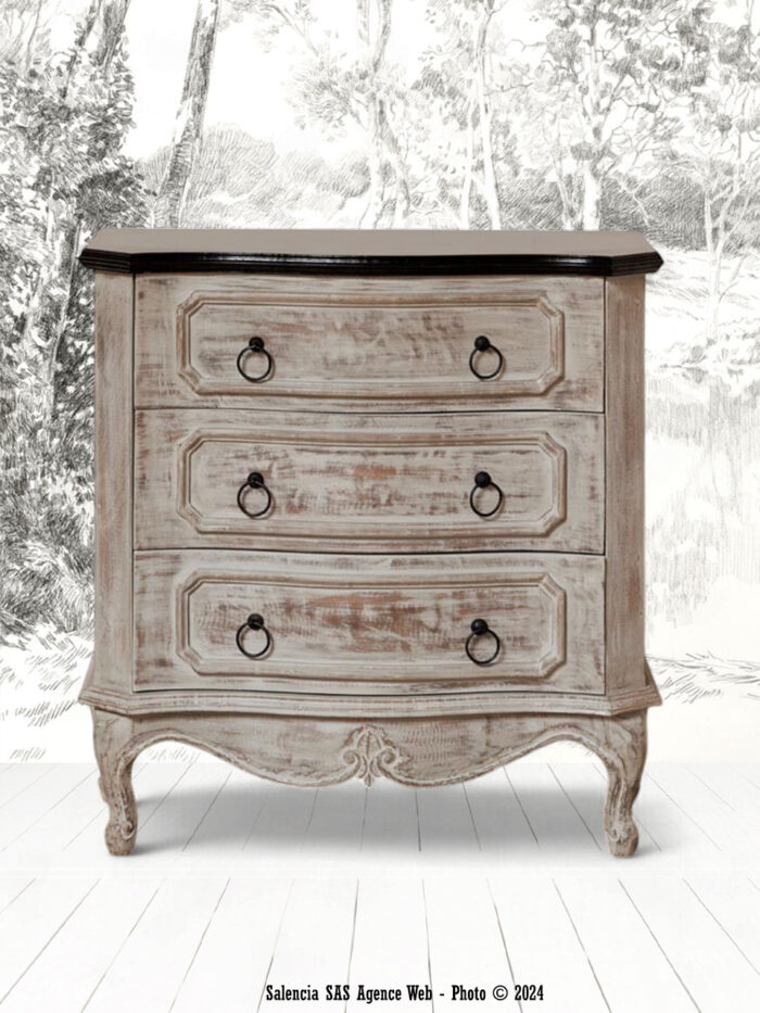 Commode 3 tiroirs Antique Chehoma