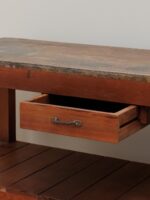 Console 2 étages top style zinc – Image 4